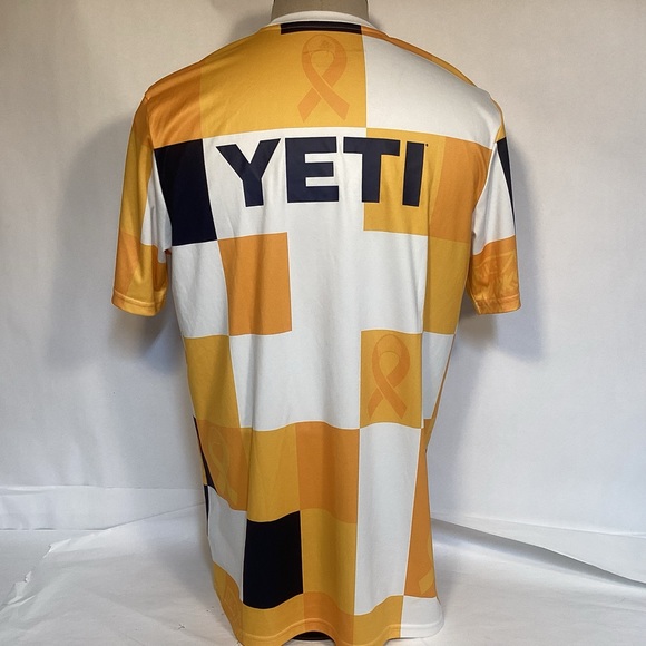 Adidas Austin FC 2022 MLS Works Kick Childhood Cancer Men’s Soccer Jersey size L - Picture 3 of 9